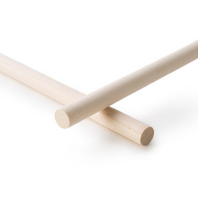 1/2" x 18" Birch Dowel