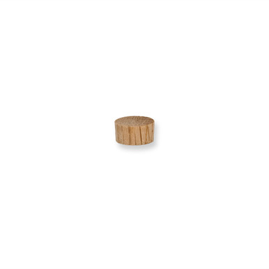 1/2" Oak Flat Head Plug