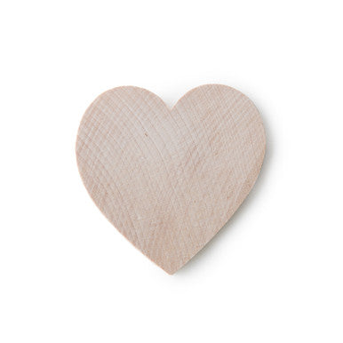 2-1/2" Wood Heart