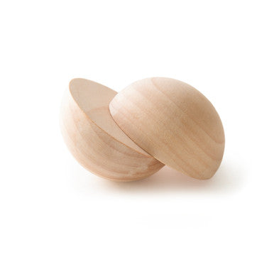 2-1/2" Split Wood Ball