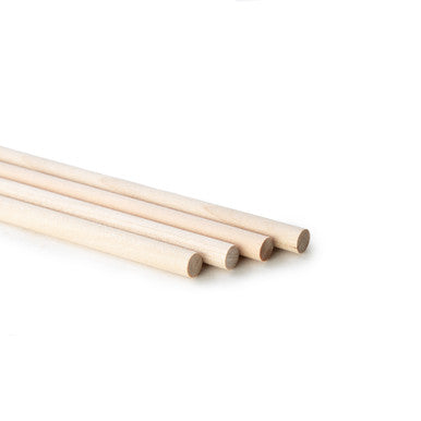 3/16" x 12" Wooden Dowel