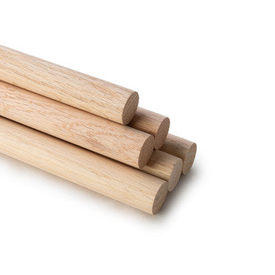 5/8" x 36" Oak Wood Dowel