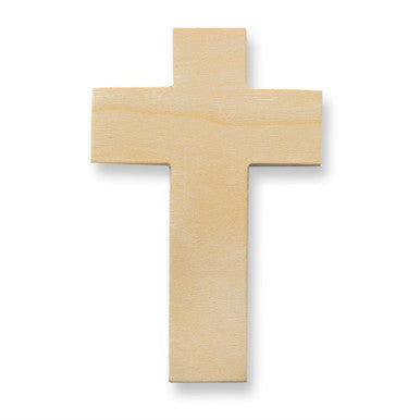 4-1/4" Wooden Cross Cutout