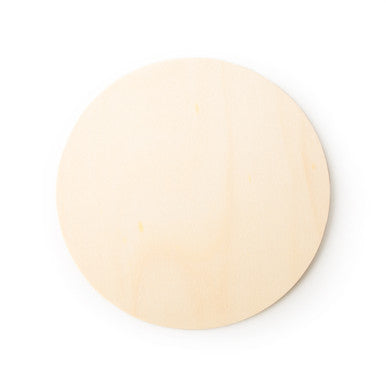 6-1/2" Wood Circle Cutout