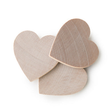 3" Wood Heart