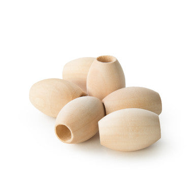 1-1/4" x 7/8" Oval Bead