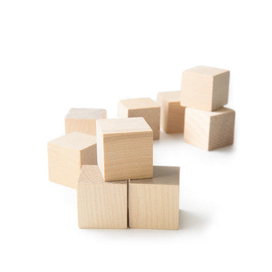 1-1/4" Wood Cube