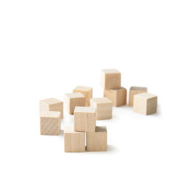 1/2"  Wood Cube
