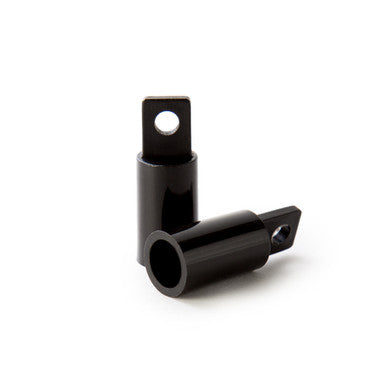 3/8" Plastic Dowel End Cap, Black