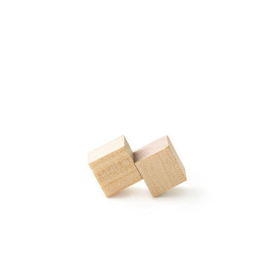 3/8" Wood Cube