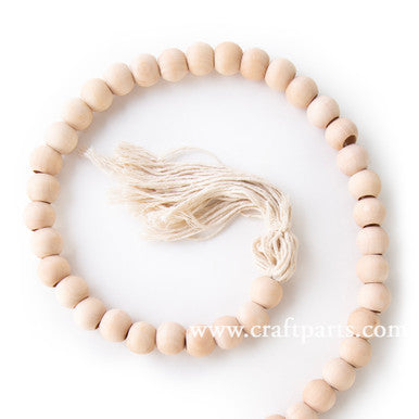 3/4" Round Bead, 3/8" Hole