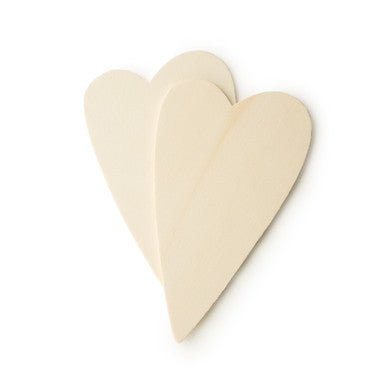 4-1/4" x 2-1/4" Wooden Primitive Heart Cutout