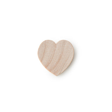 3/4" Wood Heart