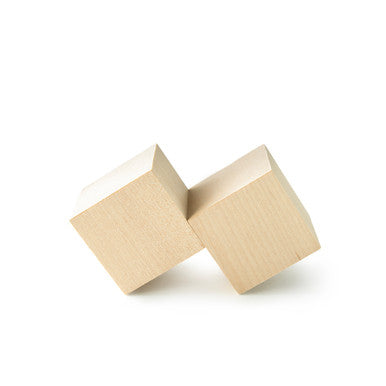 2" Hardwood Premium Cube