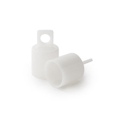 3/4" Plastic Dowel End Cap, White
