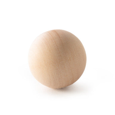1-1/4" Wood Ball