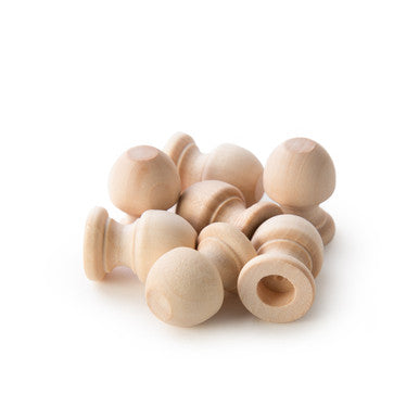 1-1/16" Finial Dowel Cap, 3/8" Hole