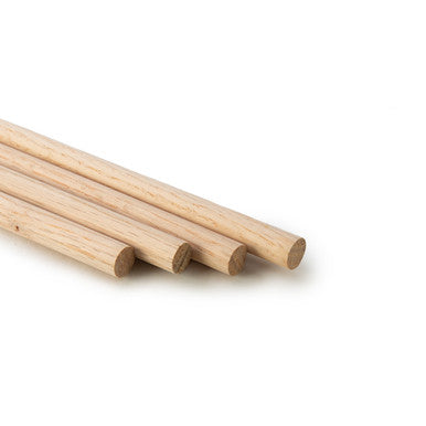 1/4" x 36" Oak Wood Dowel
