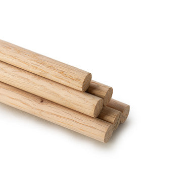 3/8" x 36" Oak Wood Dowel