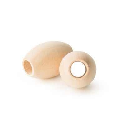 1-1/4" x 7/8" Oval Bead