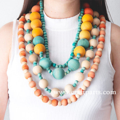 1-1/2" Round Bead, 3/8" Hole