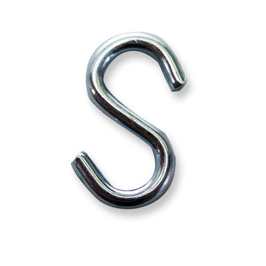 3/4" S-Hook, Silver