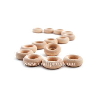 1" Recessed Hub Wooden Wheel