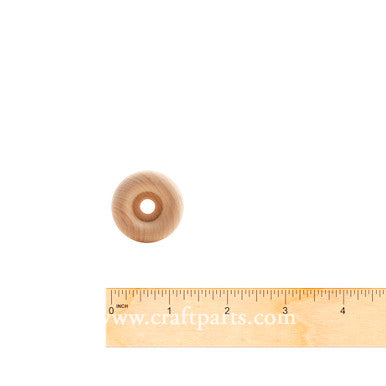 1-1/4" Recessed Hub Wooden Wheel
