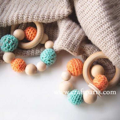 1-1/2" Round Bead, 3/8" Hole