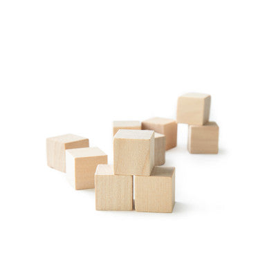 3/4"  Wood Cube