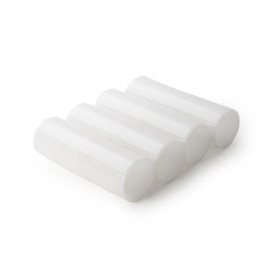 3/4" Plastic Dowel Connector, White