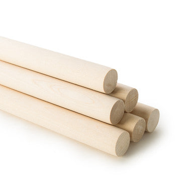 7/8" x 36" Wooden Dowel