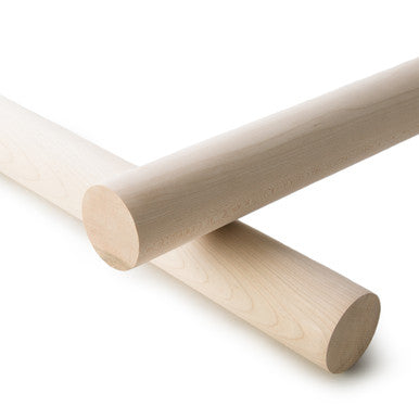 2" x 36" Maple Wood Dowel
