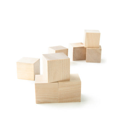 1-1/2" Wood Cube