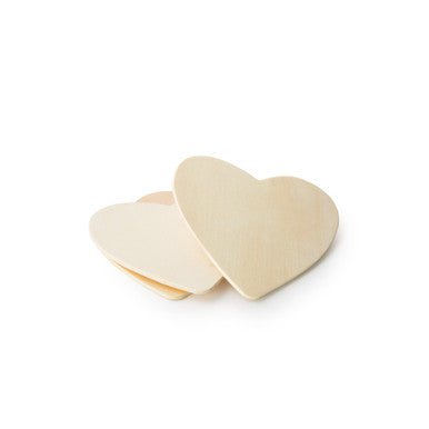 4-1/2" Wood Heart Cutout