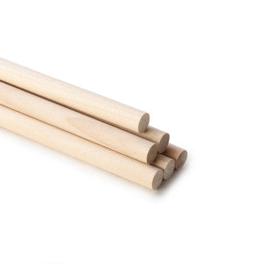 1/4" x 18" Birch Dowel