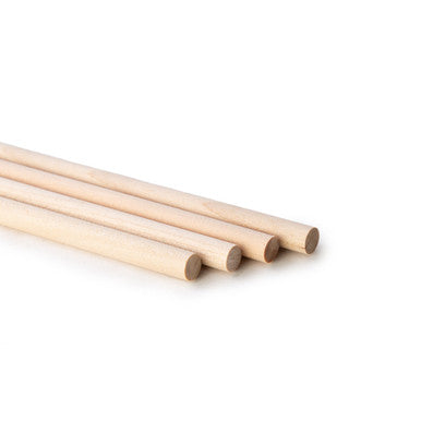 1/4" x 18" Birch Dowel