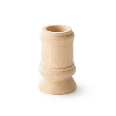 2-1/2" Wooden Classic Candle Cup