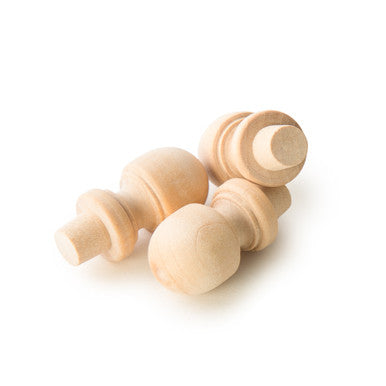 1-1/2" Wood Finial