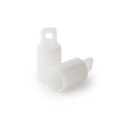 1/2" Plastic Dowel End Cap, White