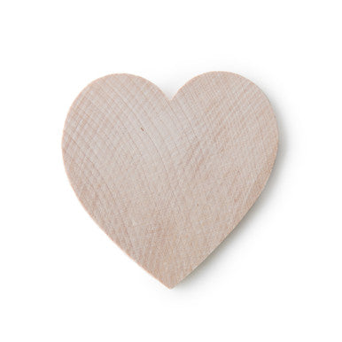 3" Wood Heart