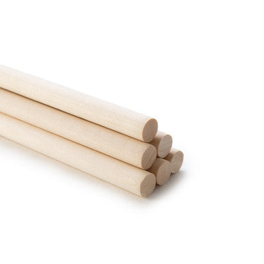3/8" x 6" Birch Dowel