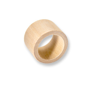 1-1/8" Wooden Napkin Ring, Smooth / Classic