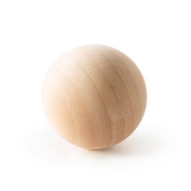 1-1/2" Wood Ball