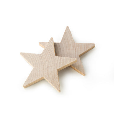 2-7/8" Wooden Star