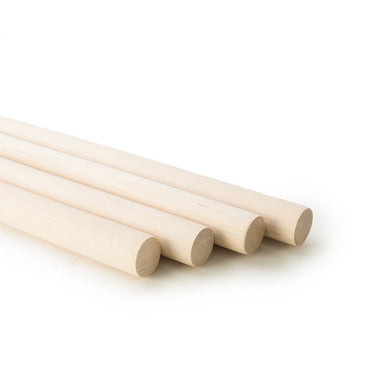 7/8" x 36" Wooden Dowel