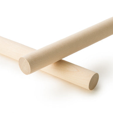 1" x 48" Wood Dowel