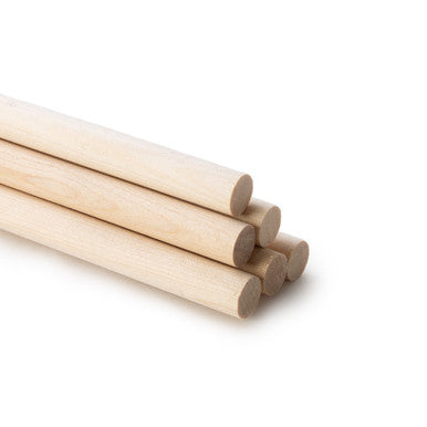 7/16" x 36" Wooden Dowel