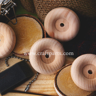 2" Recessed Hub Wooden Wheel