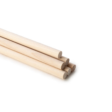 3/16" x 12" Wooden Dowel